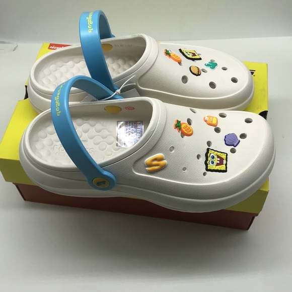 Skechers Sponge Bob Squarepants  Women's Patrick Foamies Size 7 - Picture 13 of 16